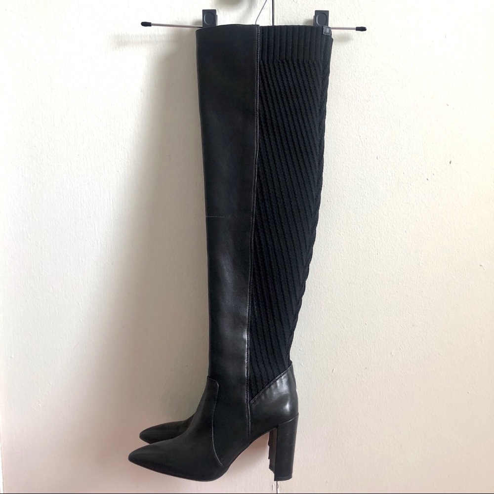 Vince Camuto over the knee leather boots sz6